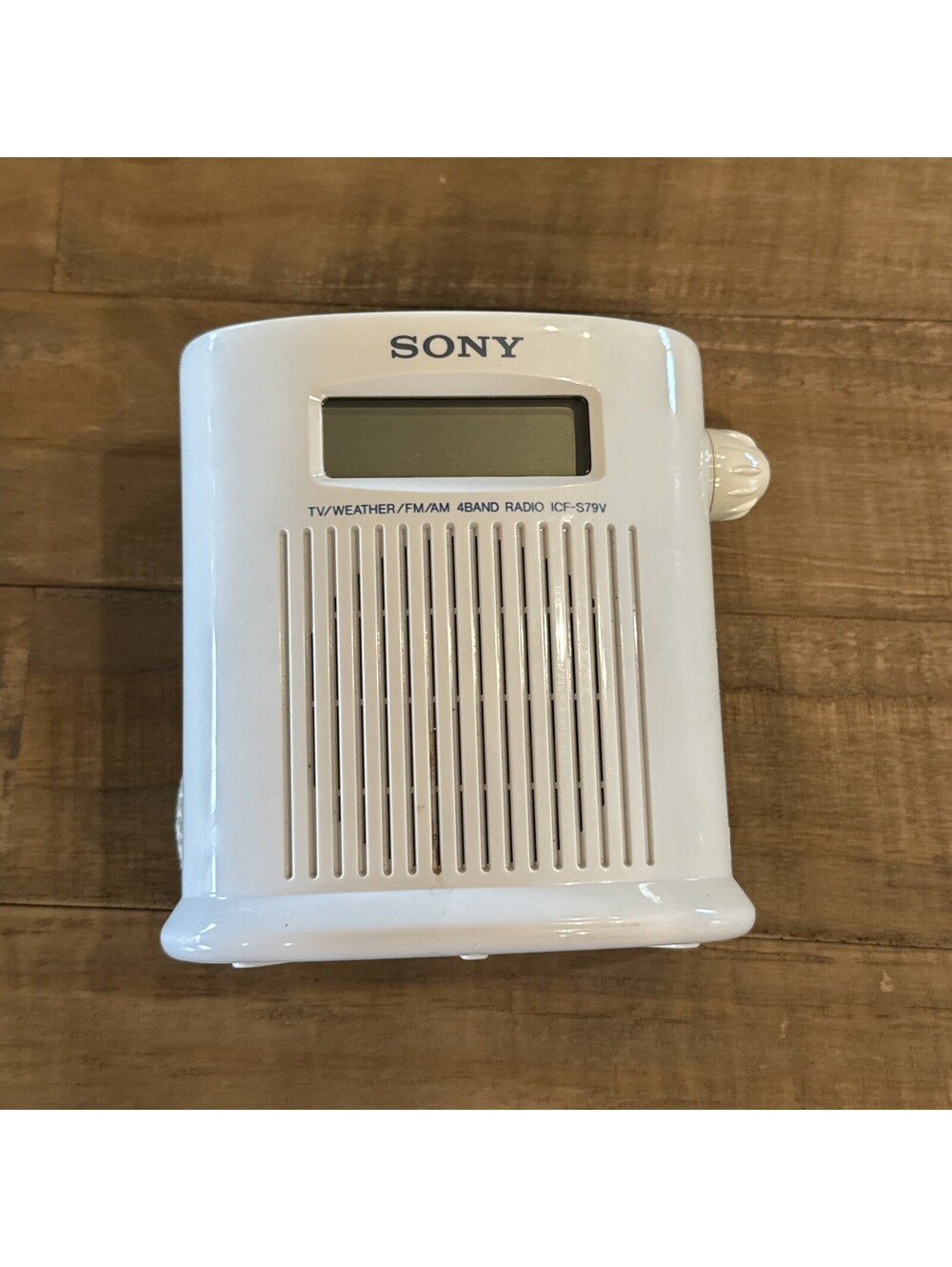 Sony Shower Radio ICF‑S79V • FM AM Weather Tested And Works Great
